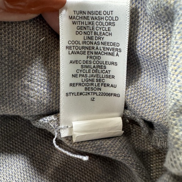 Casa Cabana Women's Light Blue & Beige Flannel Size Medium - Picture 5 of 10